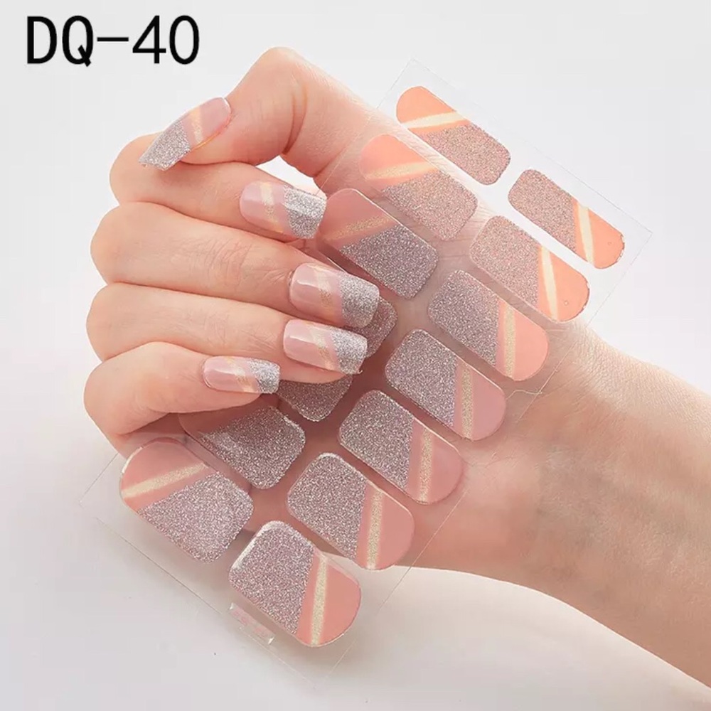 Beautiful Nail strips Manicure